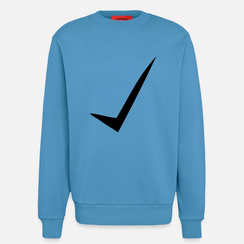 Hacken,Abhacken Zeichen,abgehackt,abhacken - Sweatshirt - made by SPREAD  -  Sol Blue