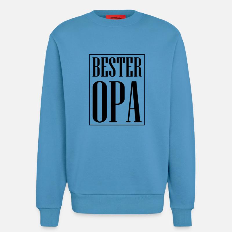 Bester Opa Spruch - Sweatshirt - made by SPREAD  -  Sol Blue