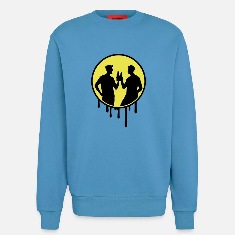 Team Gruppe Feiern - Sweatshirt - made by SPREAD  -  Sol Blue