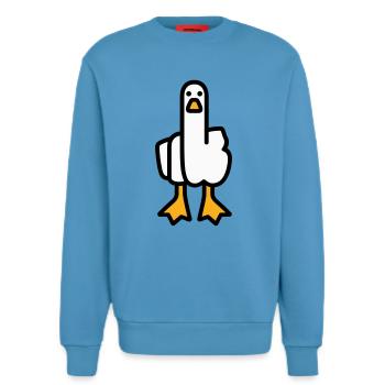 Statement Gans - Sweatshirt - made by SPREAD  -  Sol Blue - Vorne