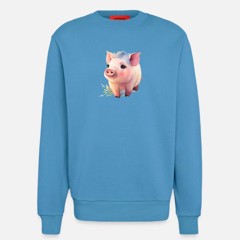 Ferkelchen - Sweatshirt - made by SPREAD  -  Sol Blue