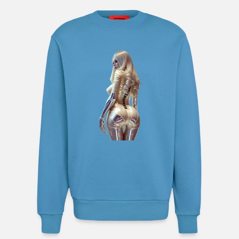 Cogito 01 (without text) - Sweatshirt - made by SPREAD  -  Sol Blue