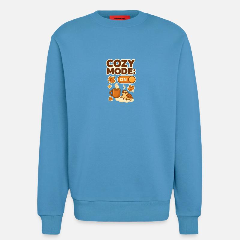 Cozy Mode: Herbsttee Schildkröte - Sweatshirt - made by SPREAD  -  Sol Blue