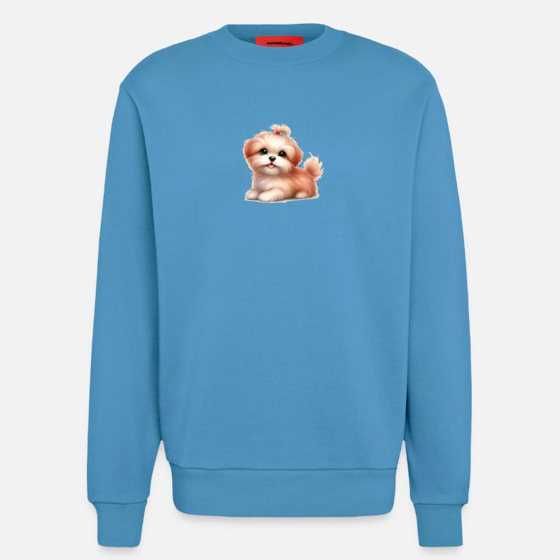 Süßer Hund - Sweatshirt - made by SPREAD  -  Sol Blue