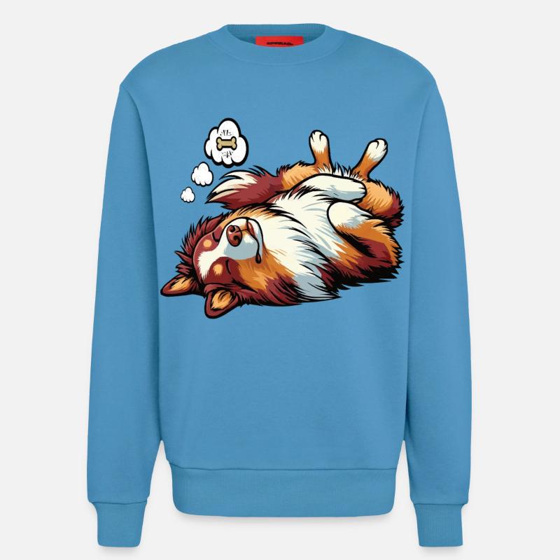 Australian Shepherd Aussie Aussiebesitzer Aussies - Sweatshirt - made by SPREAD  -  Sol Blue