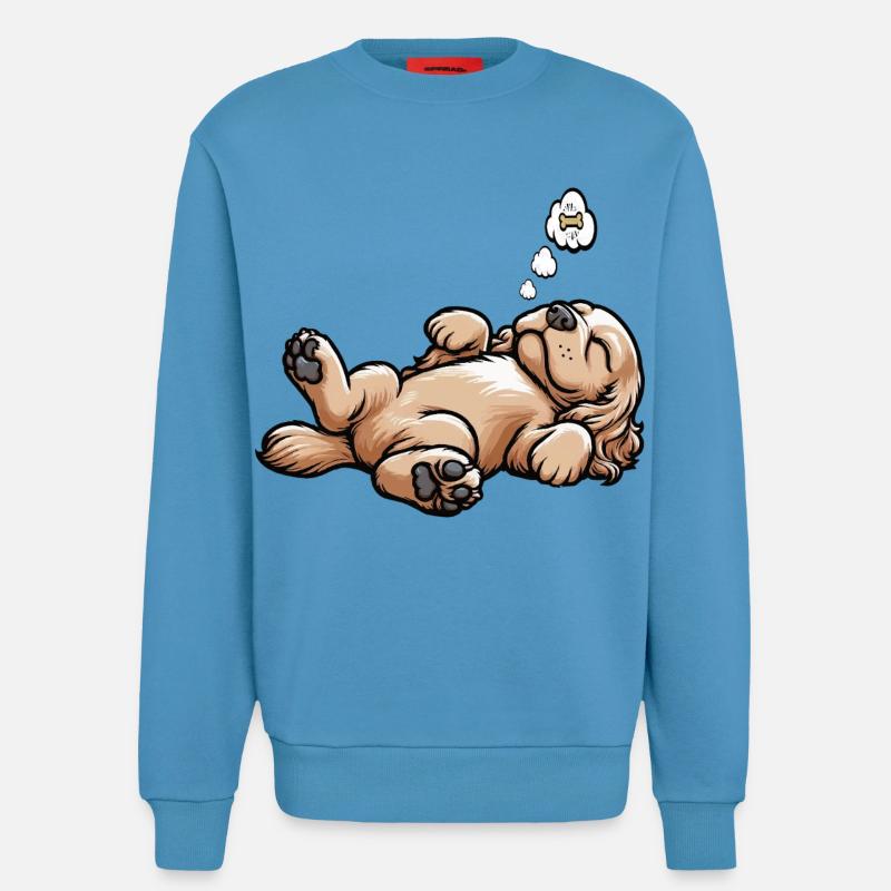 Cocker Spaniel Cockerhund Cocker Spaniel Besitzer - Sweatshirt - made by SPREAD  -  Sol Blue