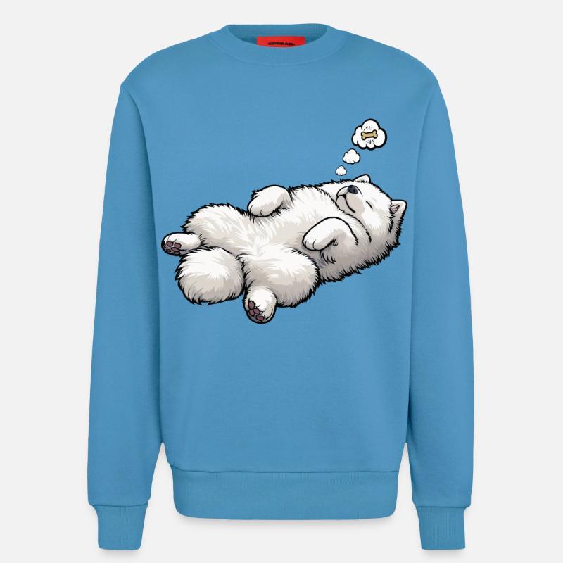 Samoyed Samoyed Owner Samoyed Lovers - Sweatshirt - made by SPREAD  -  Sol Blue