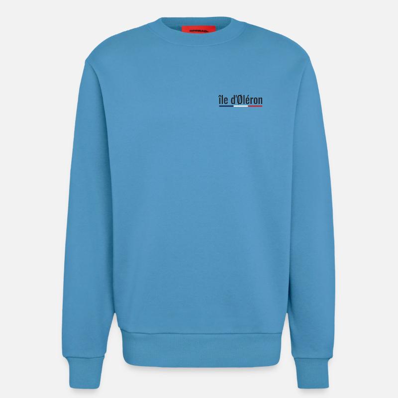 île d'Oléron - Charente-Maritime 17 - Sweatshirt - made by SPREAD  -  Sol Blue