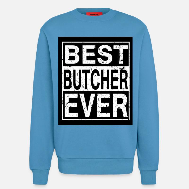 Metzger Bester Metzger - Sweatshirt - made by SPREAD - Sol Blue