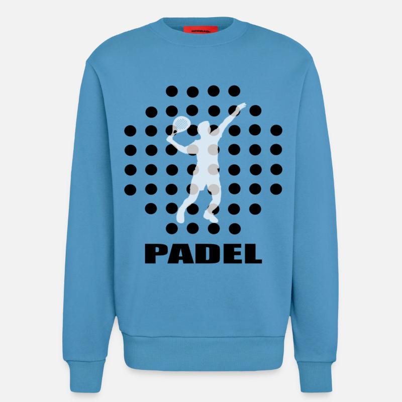 Padel - Sweatshirt - made by SPREAD  -  Sol Blue