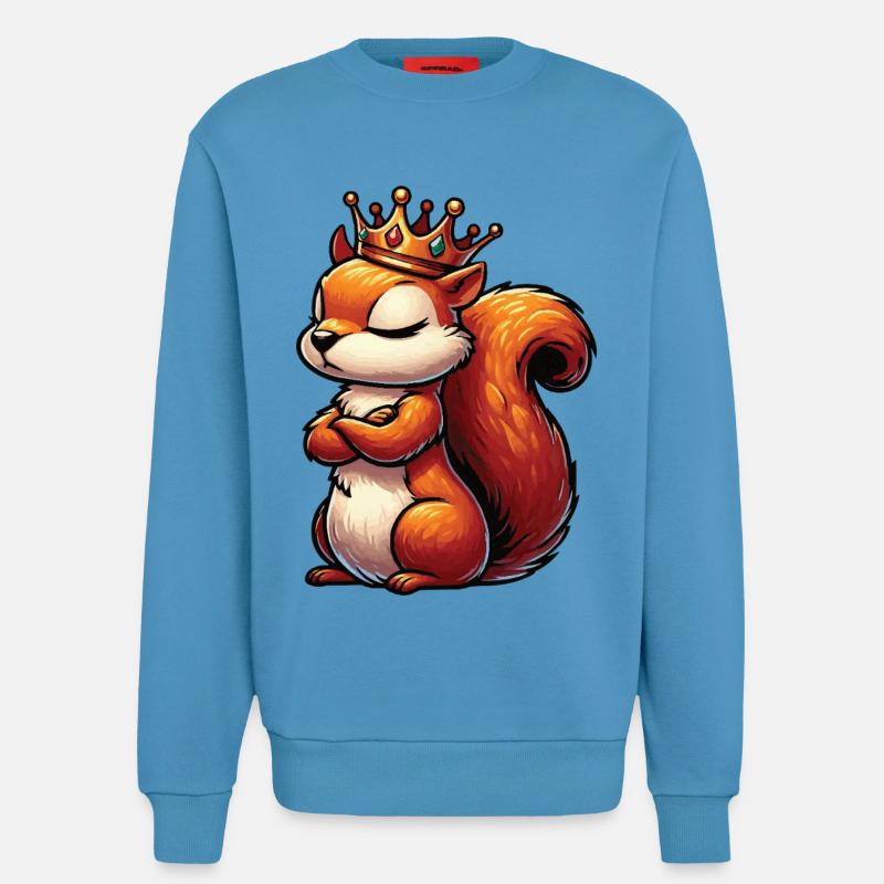 Eichhörnchen Eichhorn Eichhörnchenliebhaber Nager - Sweatshirt - made by SPREAD  -  Sol Blue