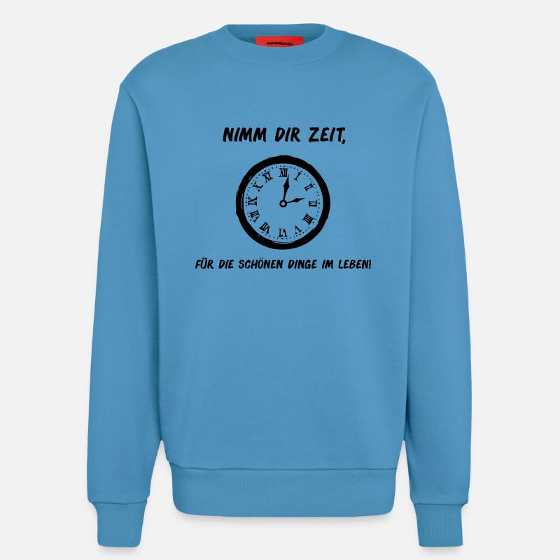 schoene_dinge_im_leben_01 - Sweatshirt - made by SPREAD  -  Sol Blue