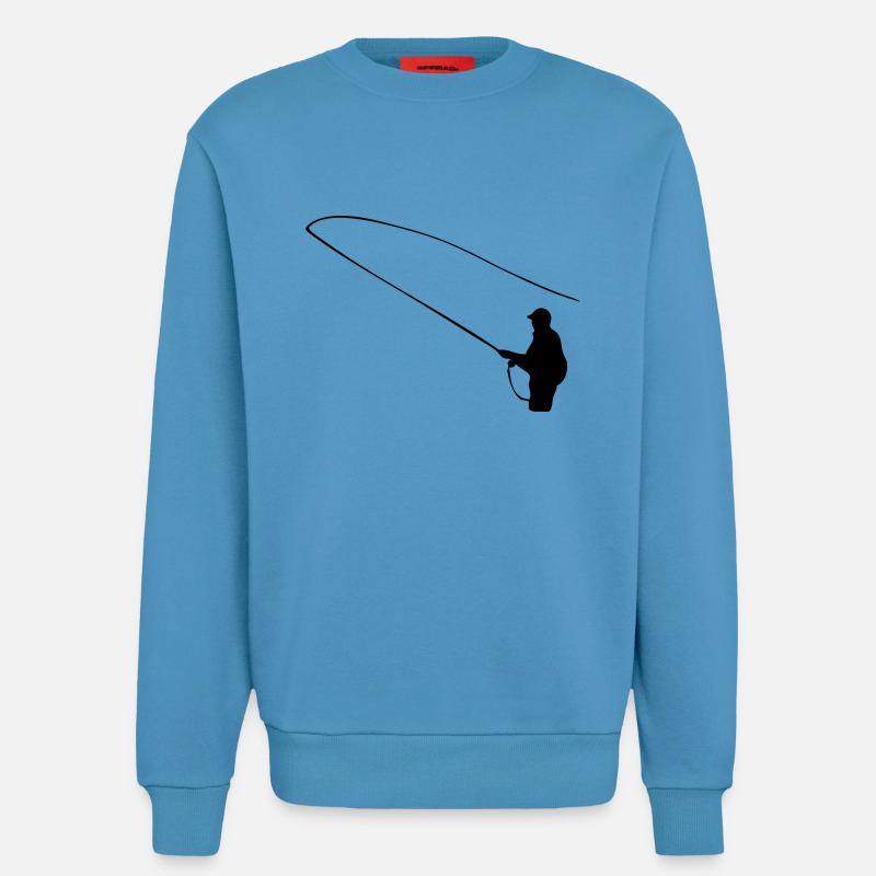 Angler - Sweatshirt - made by SPREAD - Sol Blue