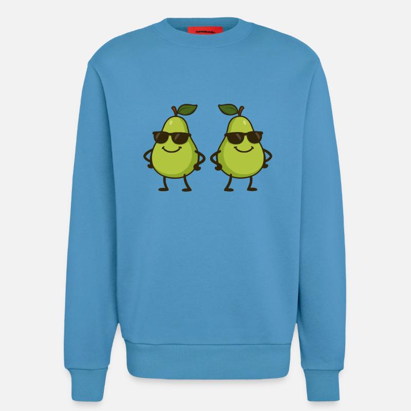 Pear Comic Cool 2 - Sweatshirt - made by SPREAD  -  Sol Blue