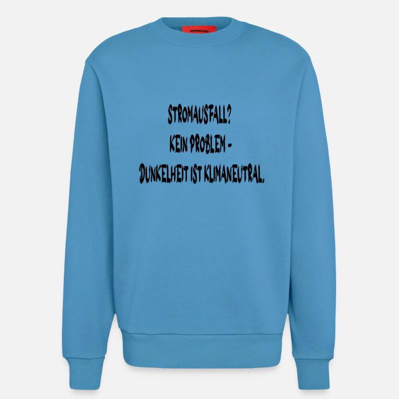 Stromausfall - Sweatshirt - made by SPREAD  -  Sol Blue