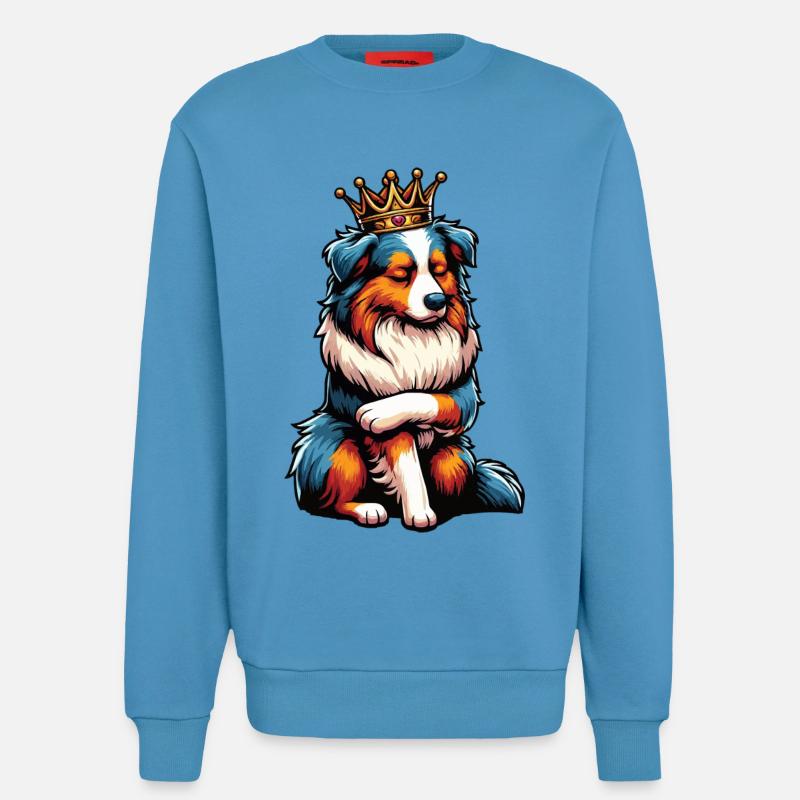 Australian Shepherd Aussie Aussiebesitzer Aussies - Sweatshirt - made by SPREAD  -  Sol Blue