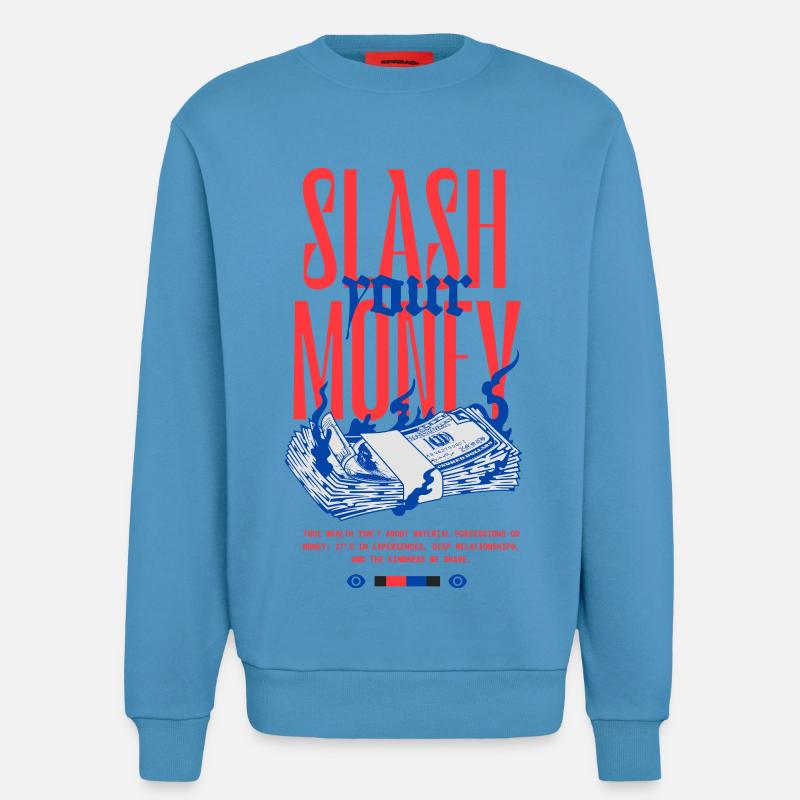 Silberne Spritzer - Sweatshirt - made by SPREAD  -  Sol Blue
