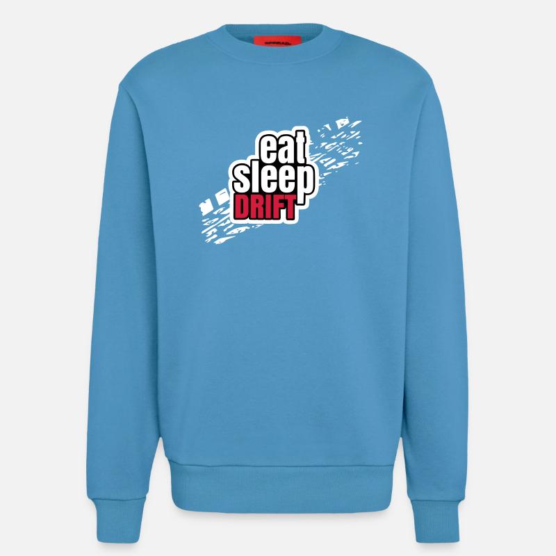 Manger la dérive du sommeil - Sweat bio décontracté fabriqué en UE - Sol Blue