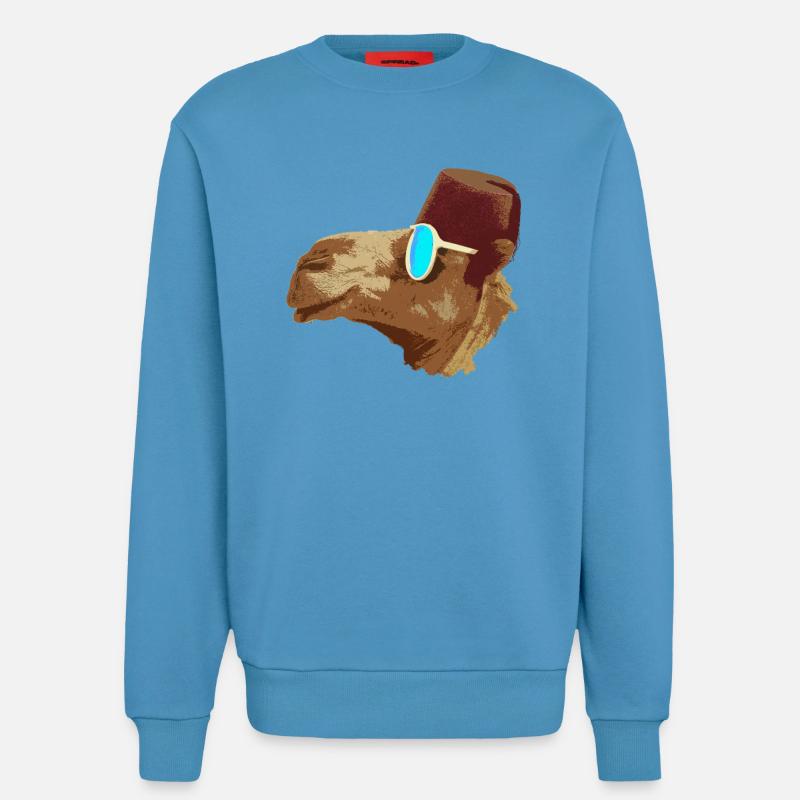 Kamel Cool - Sweatshirt - made by SPREAD  -  Sol Blue