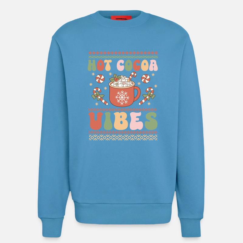 Pull de Noël moche - Sweat bio décontracté fabriqué en UE -  Sol Blue