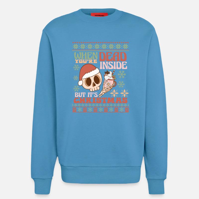 Hässlicher Weihnachtspullover - Sweatshirt - made by SPREAD  -  Sol Blue