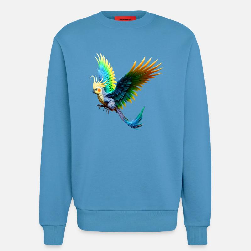 Rainbow Nymph (03) - Sweatshirt - made by SPREAD  -  Sol Blue