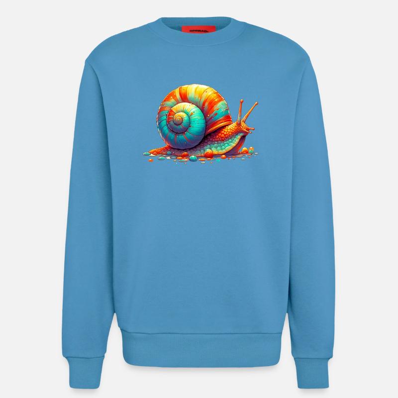 Schnecke - Sweatshirt - made by SPREAD  -  Sol Blue