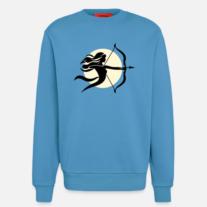 Schütze weiblich - Sweatshirt - made by SPREAD - Sol Blue