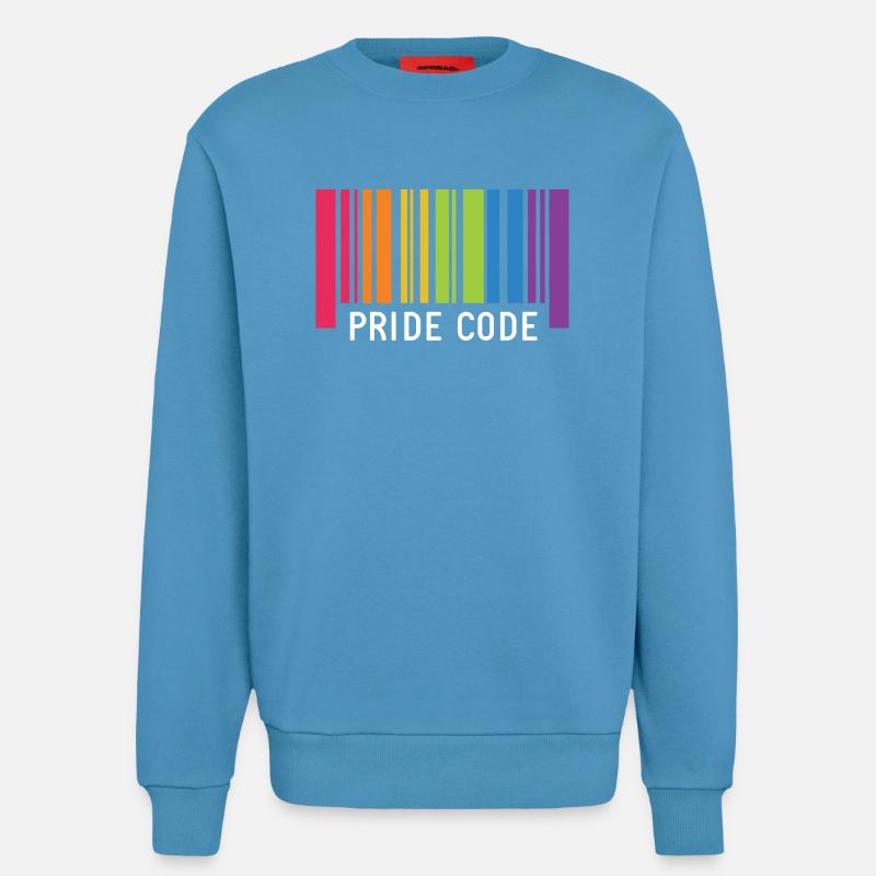 LGBT Pride Monat - Pride Code - Sweatshirt - made by SPREAD - Sol Blue