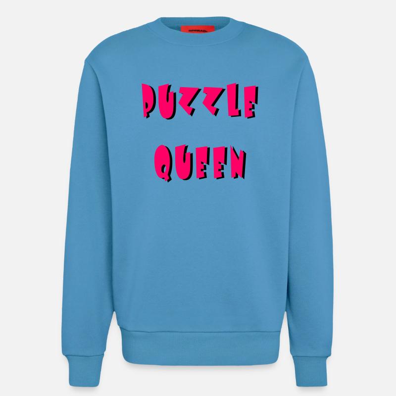 Puzzle Queen 2 - Sweatshirt - made by SPREAD  -  Sol Blue