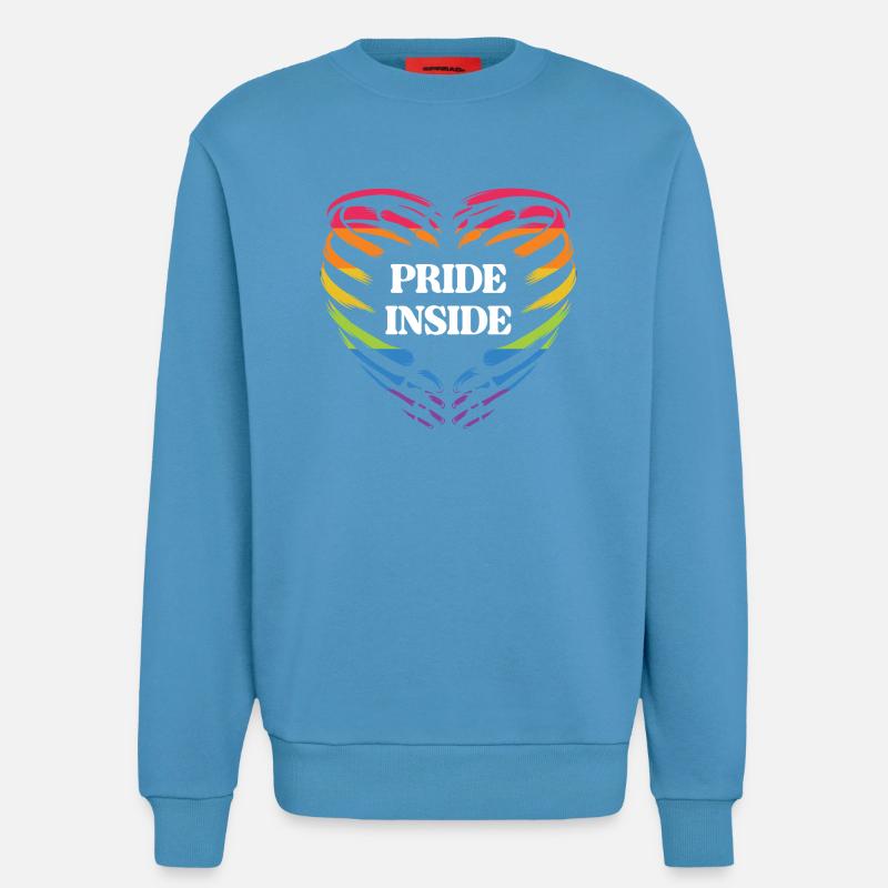 LGBT Pride Monat - Pride Inside - Sweatshirt - made by SPREAD - Sol Blue