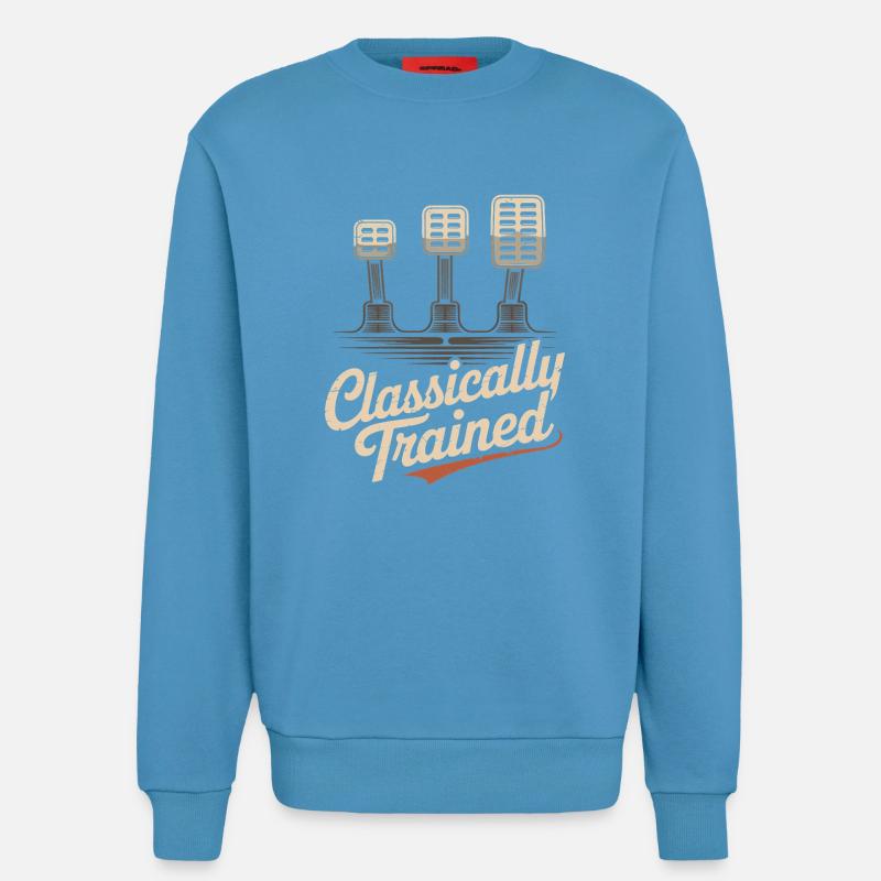 Classically Trained Petrolhead KFZ Mechaniker - Sweatshirt - made by SPREAD - Sol Blue