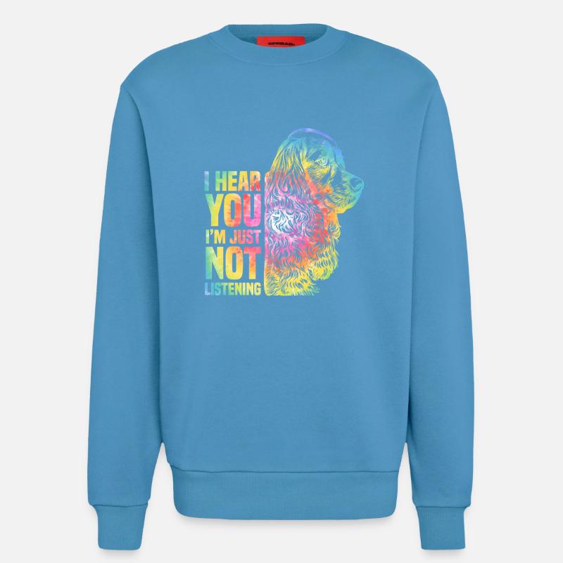 Regenbogen Tier Hund Cocker Spaniel - Sweatshirt - made by SPREAD  -  Sol Blue