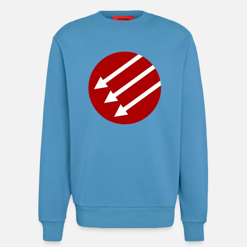 Iron Front / Eiserne Front / Järnfronten - Sweatshirt - made by SPREAD  -  Sol Blue