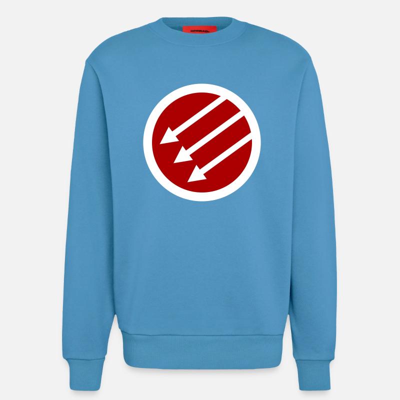 Iron Front / Eiserne Front / Järnfronten - Sweatshirt - made by SPREAD  -  Sol Blue