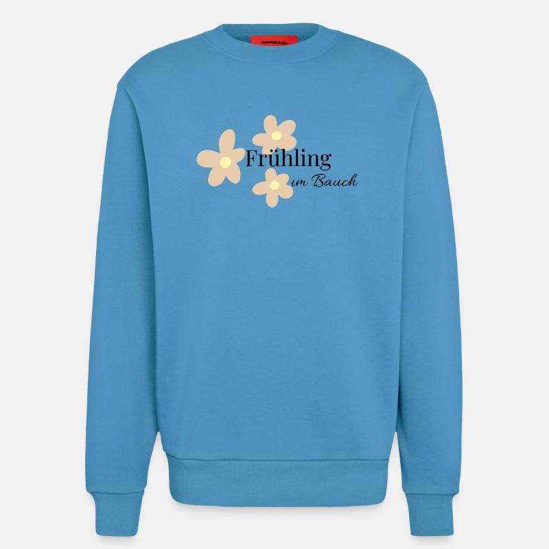 Frühling im Bauch   - Sweatshirt - made by SPREAD  -  Sol Blue