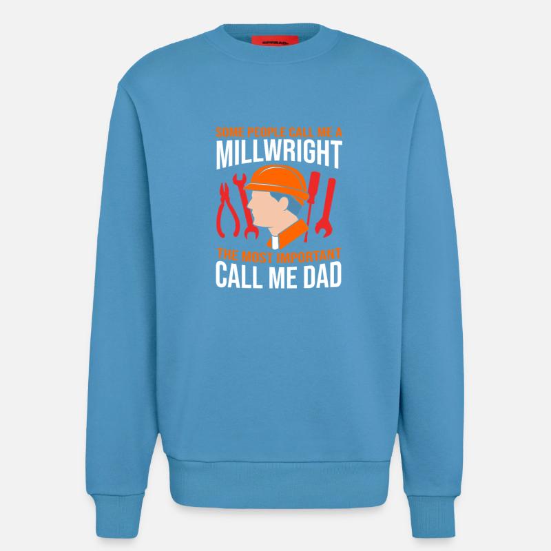 Locksmith Mechanic CNC Mechanical Engineering - Sweatshirt - made by SPREAD  -  Sol Blue