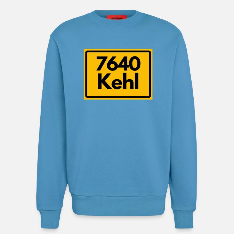 OLD POSTCODE RETRO 7640 KEHL HEIMATSTOLZ - Sweatshirt - made by SPREAD  -  Sol Blue