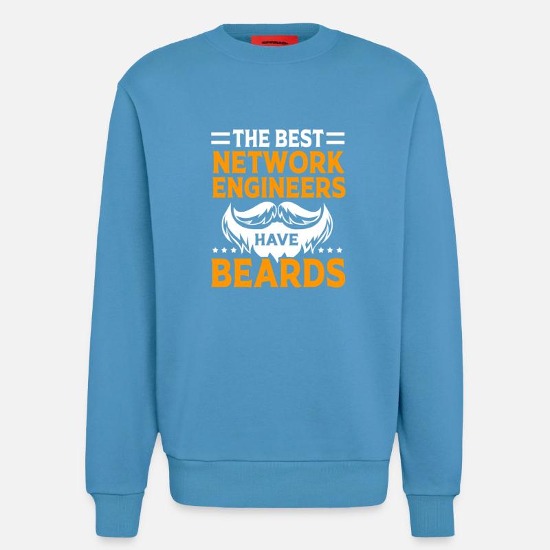 Nettverks-IT-spesialist, programmerer, administrator - Organic Relaxed Crew Neck produsert i EU -  Sol Blue