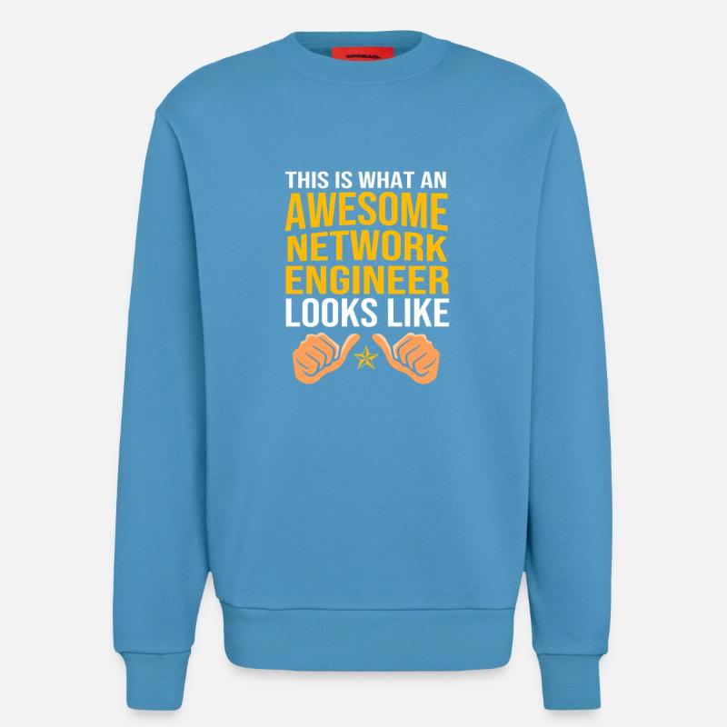Network Engineer Programmer Computer Scientist - Sweatshirt - made by SPREAD  -  Sol Blue