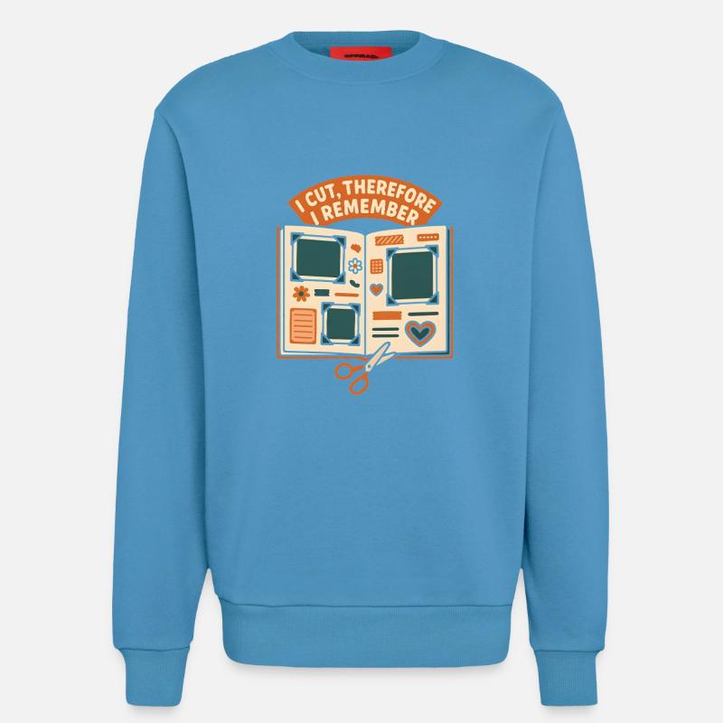 Ich schneide | Scrapbooking Basteln - Sweatshirt - made by SPREAD  -  Sol Blue