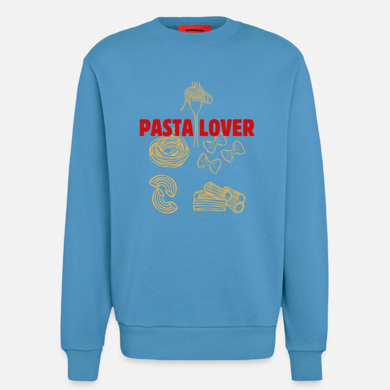 Pasta Lover Pattern - Sweatshirt - made by SPREAD - Sol Blue
