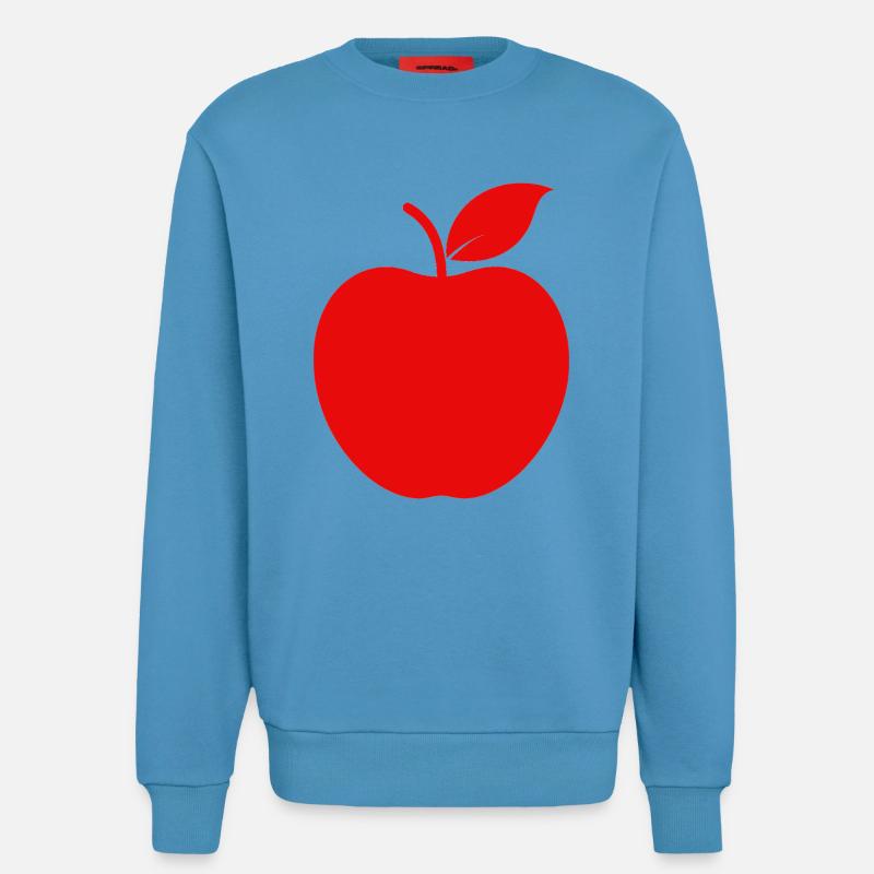 Apfel - Sweatshirt - made by SPREAD - Sol Blue