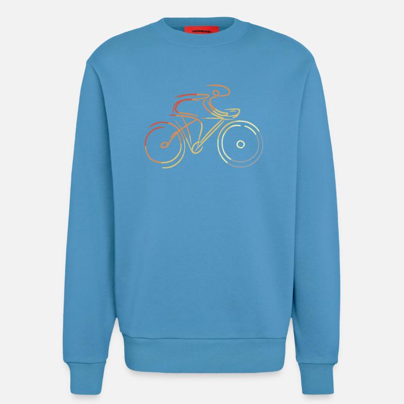 Cyclisme sur route - Sweat bio décontracté fabriqué en UE -  Sol Blue