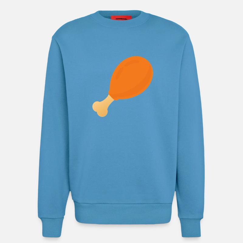 Chicken Drumstick - Sweatshirt - made by SPREAD - Sol Blue