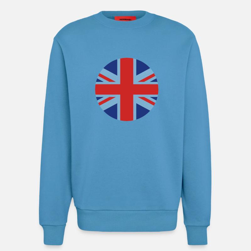 Circle Royaume-Uni - Sweat bio décontracté fabriqué en UE - Sol Blue