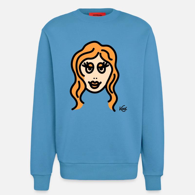 Jungfrau groß - Sweatshirt - made by SPREAD  -  Sol Blue