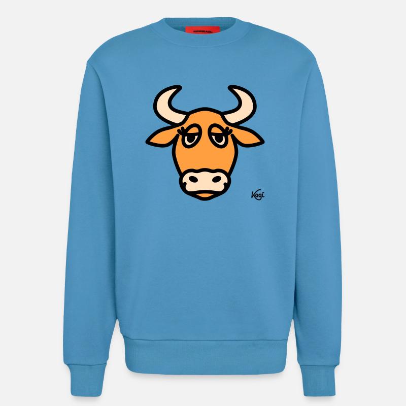 Taurus Large - Sweatshirt - made by SPREAD - Sol Blue