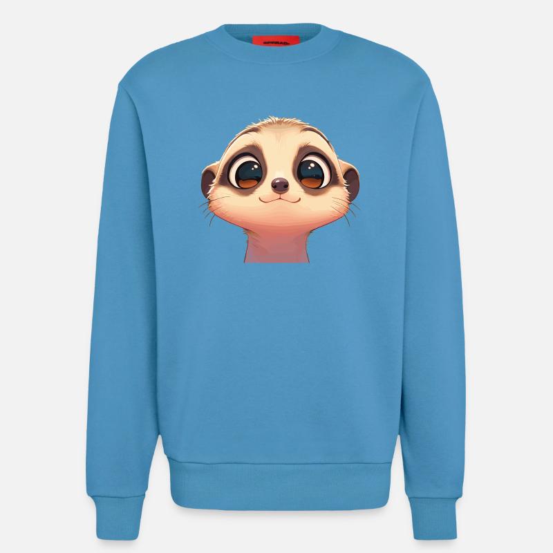 Suricate Erdmännchen - Sweat bio décontracté fabriqué en UE -  Sol Blue