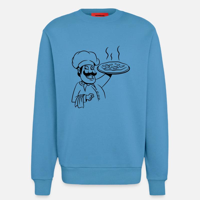 cuire la pizza de cuisson - Sweat bio décontracté fabriqué en UE -  Sol Blue